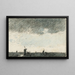 Moulins dans la plaine sous la pluie - Adolf le Comte — ingelijst kunstwerk aan de muur