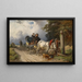 À chacun sa fortification - Adolf van der Venne — framed artwork on a wall