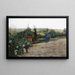 Middag aan de villa - Adolfo Tommasi — ingelijst kunstwerk aan de muur