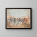 Camp du trente-deuxième régiment des volontaires de l'Indiana, compagnie A, près de Stones River, Tennessee, janvier 1863 - Adolph Metzner — ingelijst kunstwerk aan de muur