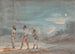 "Gevangen door Morgan's cavalerie in La Vergne, Tennessee, 1863" door Adolph Metzner — weergave van het kunstwerk