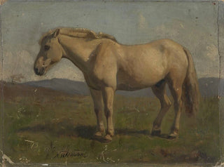 Adolph Tidemand - A Dun Horse.webp
