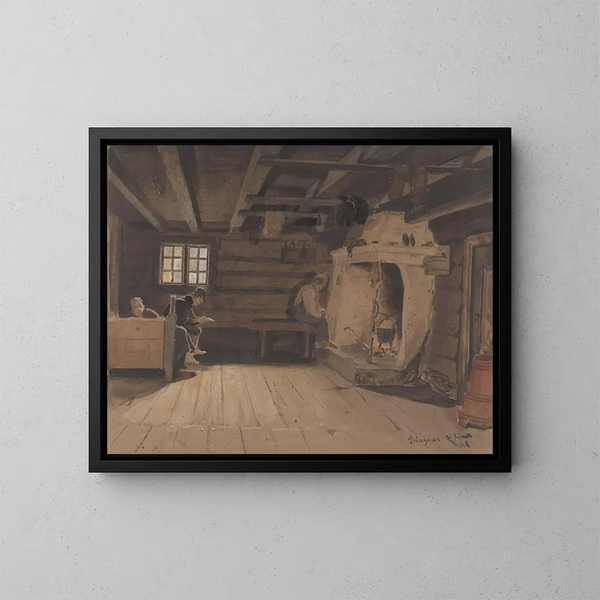 Anneau de Bondestue - Adolph Tidemand — ingelijst kunstwerk aan de muur