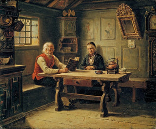 Adolph Tidemand - Old Age Solitude.webp