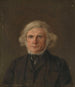 Studie van een portret van een oude man - Adolph Tidemand — weergave van het kunstwerk