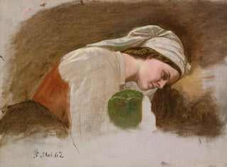 Adolph Tidemand - Study for After the Fight.webp