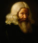 Studie van een oude man - Adolph Tidemand — weergave van het kunstwerk