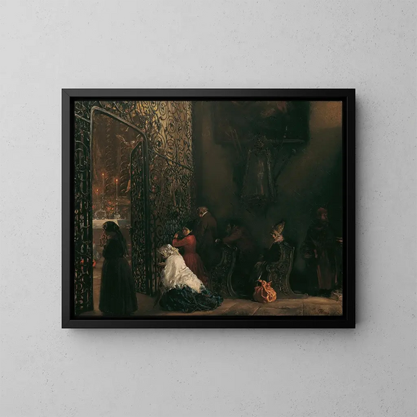 Frise - Adolph von Menzel — ingelijst kunstwerk aan de muur