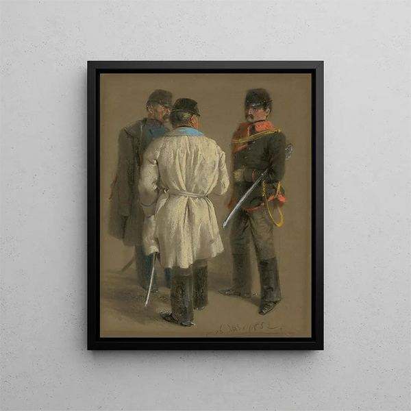 Adolph von Menzel - sterreichische Offiziere.webp