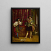 Bij de zwaardsmakers - Adolphe Alexandre Lesrel — ingelijst kunstwerk aan de muur