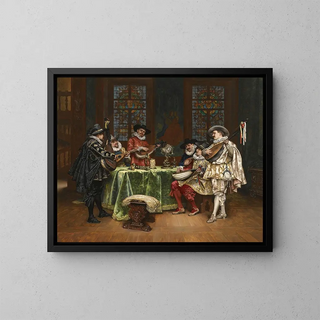 AdolpheAlexandre Lesrel - Interior with troubadours.webp