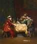 De herhaling - Adolphe Alexandre Lesrel — weergave van het kunstwerk