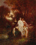Figuren in het bos - Adolphe Monticelli — weergave van het kunstwerk