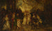 Garden-party - Adolphe Monticelli — weergave van het kunstwerk