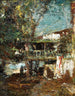 Landschapschilderij - Adolphe Monticelli — weergave van het kunstwerk