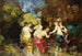 Zes zwemmers - Adolphe Monticelli — weergave van het kunstwerk