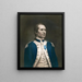 John Paul Jones - Adriaan M. de Groot — ingelijst kunstwerk aan de muur