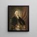 Portrait of Albertus Henricus Wiese, Governor-General of the Dutch East Indies - Adriaan de Lelie — framed artwork on a wall