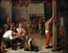 binnenkant van een taverne - Adriaen Brouwer — weergave van het kunstwerk