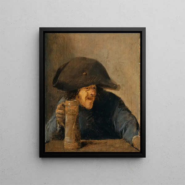 Adriaen Brouwer - Peasant with Bicorne and Tankard.webp