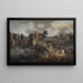 Marktdag - Adriaen Frans Boudewijns — ingelijst kunstwerk aan de muur