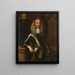 Cornelis van Aerssen 1600-62 Lord of Sommelsdijk Cavalry Colonel - Adriaen Hanneman — framed artwork on a wall