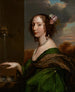 Portrait of Countess of Carlisle known as Lucy Percy - Adriaen Hanneman — artwork view