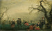 Ice Skaters Painting - Adriaen Pietersz van de Venne — artwork view