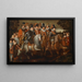 Cavalcade of the Princes of Nassau - School of Adriaen Pietersz van de Venne — framed artwork on a wall