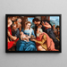L'Adoratie der wijzen - Adriaen Thomasz Key — ingelijst kunstwerk aan de muur