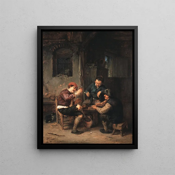 Adriaen van Ostade - Three Peasants at an Inn.webp
