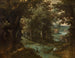 Landschap met dierenfabels - Adriaen van Stalbemt — weergave van het kunstwerk