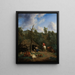 La cabane - Adriaen van de Velde — ingelijst kunstwerk aan de muur