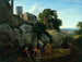 Ariccia - Adrian Ludwig Richter — weergave van het kunstwerk