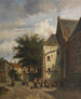 Behind the Western church of Enkhuizen - Adrianus Eversen — artwork view