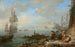 Vue du Castel dell'Ovo dans la baie de Naples - Adrien Manglard — artwork view
