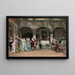 De zilveren bruiloft - Adrien Moreau — ingelijst kunstwerk aan de muur