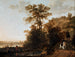 Een avondwandeling langs een rivier - Aelbert Cuyp — weergave van het kunstwerk