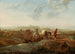 Migrant boeren in een landschap in het zuiden - Aelbert Cuyp — weergave van het kunstwerk