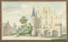 Het kasteel en de school in Wouw - Aert Schouman — weergave van het kunstwerk