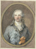 portret van een heer in een ovale lijst - Aert Schouman — weergave van het kunstwerk