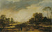 rivierlandschap, avond - Aert van der Neer — weergave van het kunstwerk