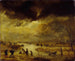 Een wintertafereel - Aert van der Neer — weergave van het kunstwerk