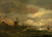 Landschapschilderij bij maanlicht - Aert van der Neer — weergave van het kunstwerk