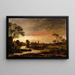 Landschap met rivier - Aert van der Neer — ingelijst kunstwerk aan de muur