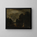 De hoefsmid - Aert van der Neer — ingelijst kunstwerk aan de muur
