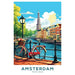 Vintage Amsterdam Poster