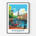 Vintage Amsterdam Poster