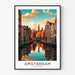 Poster Amsterdam herfst