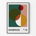 Poster Bauhaus - Kruisende Cirkels